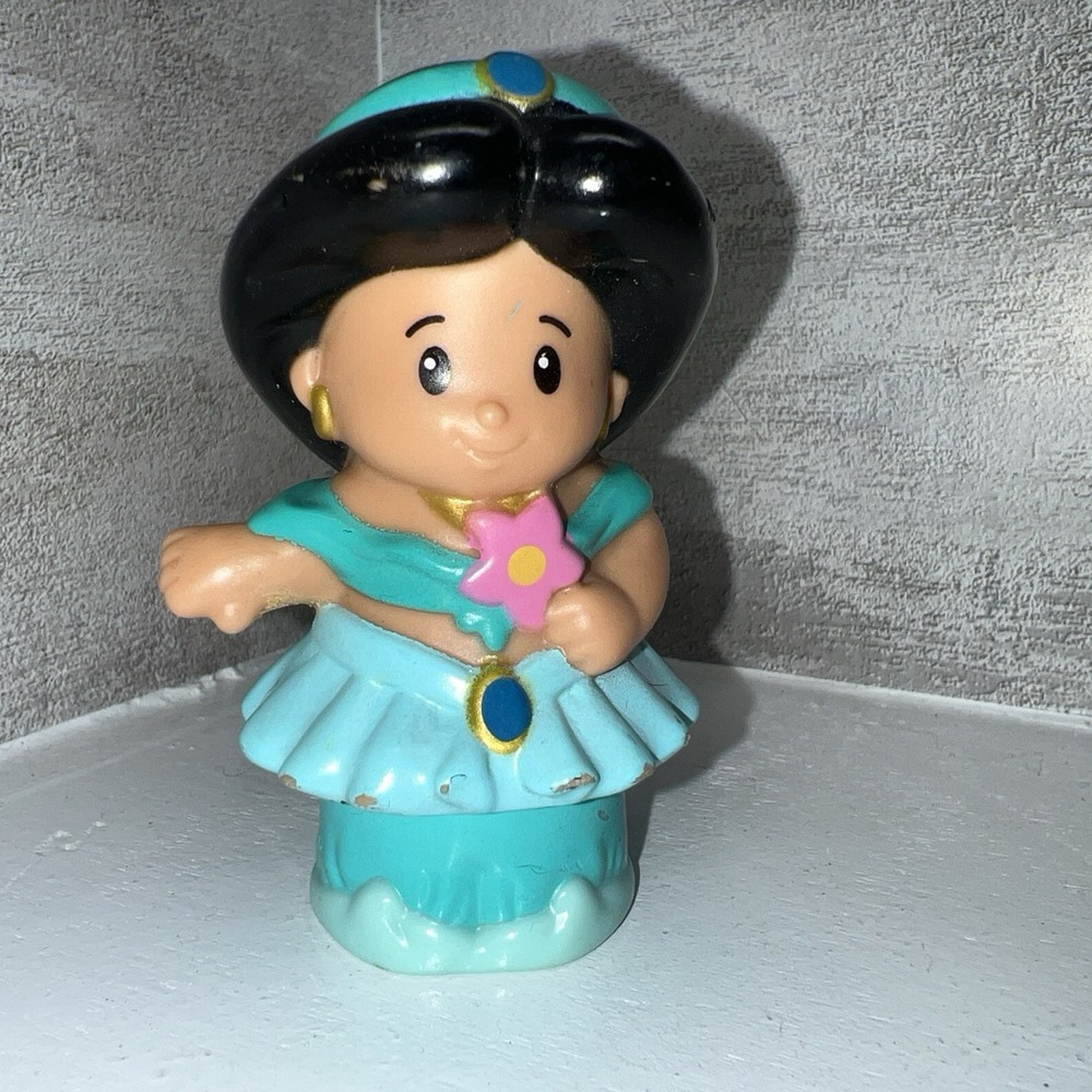 Fisher Price Little People Disney PRINCESS JASMINE Figure With Flower 2013